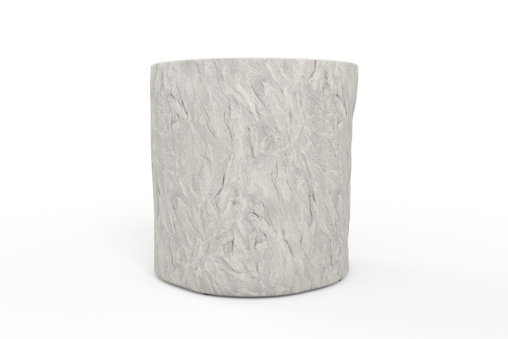 Antique Stone Round End Table