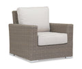 Coronado Club Chair in Canvas Flax w/ Self Welt