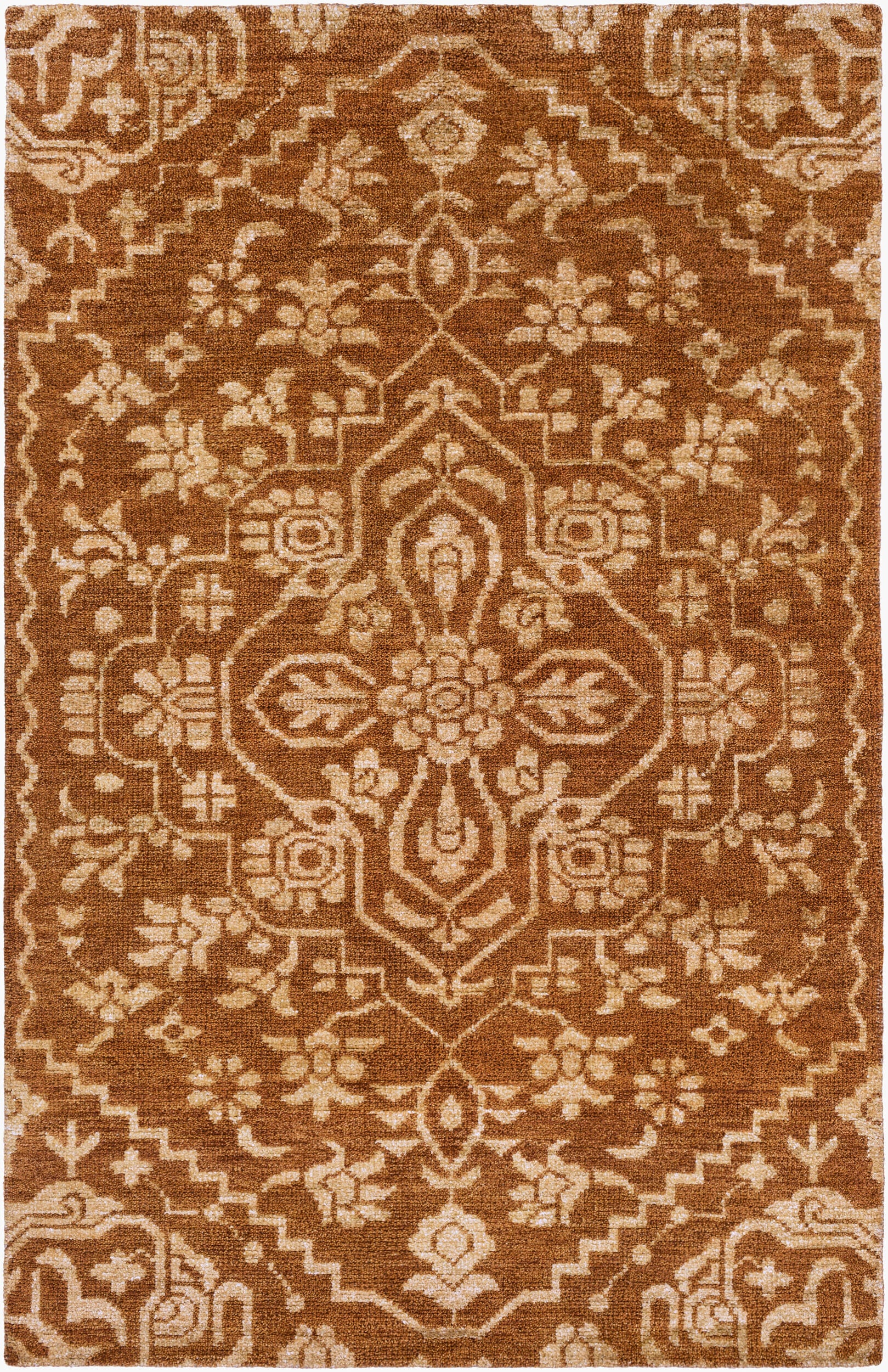 Kinnara Rug | Burnt Orange | KNA6004