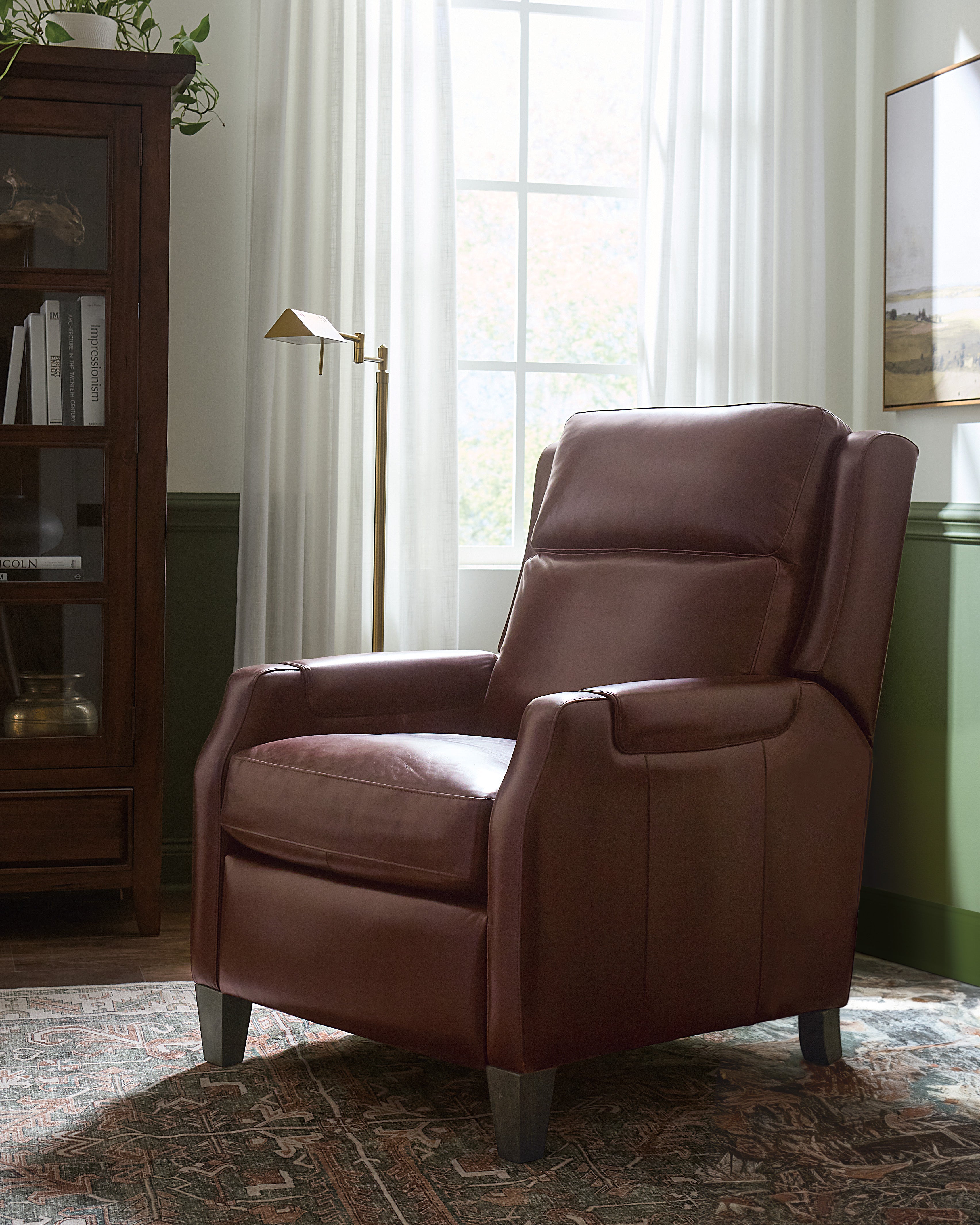 Nelson Power Recliner w/Power Headrest | Brown