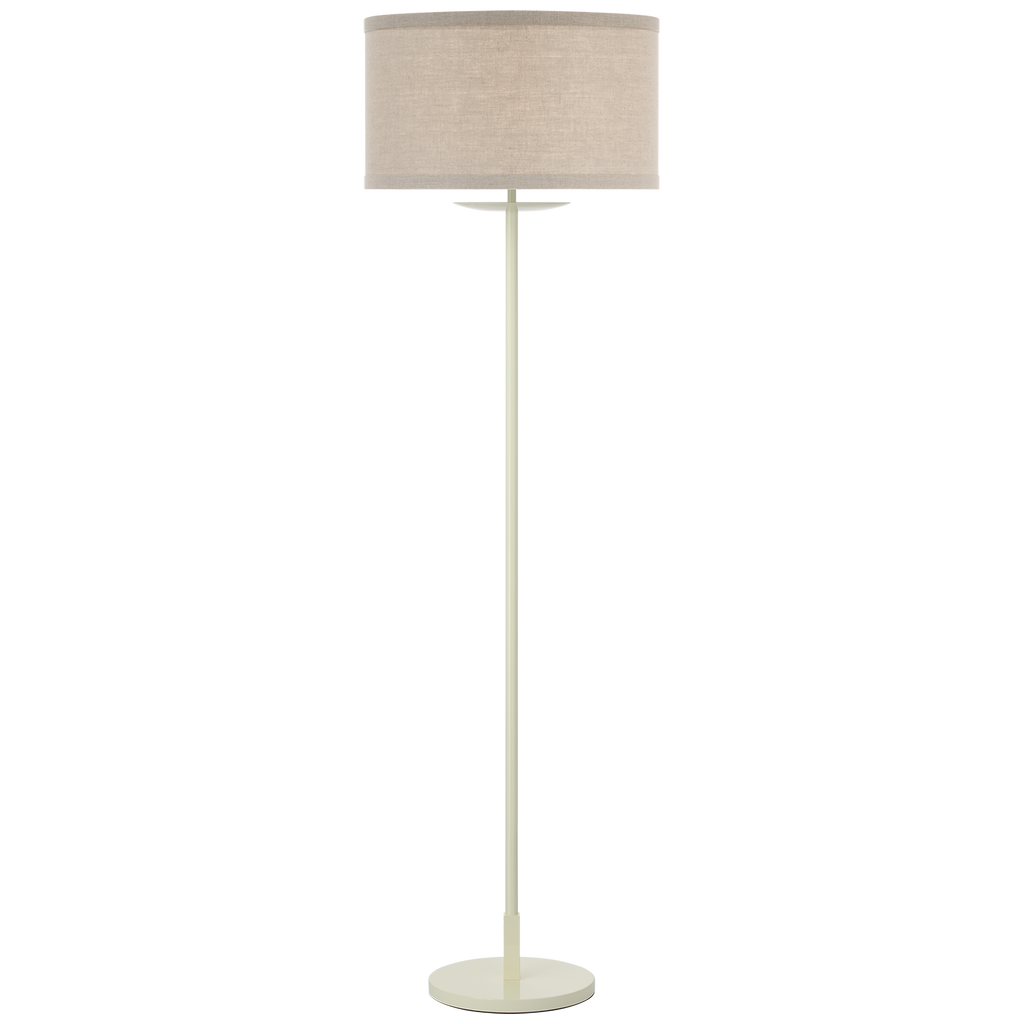 Walker 58" Cordless Floor Lamp | Light Cream | Natural Linen Shade