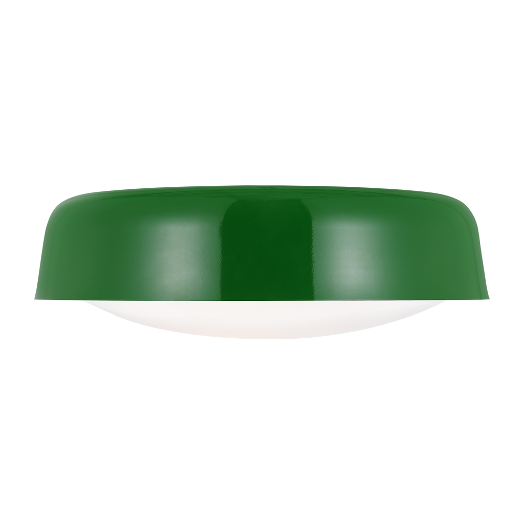 Draper Large Flush Mount Green