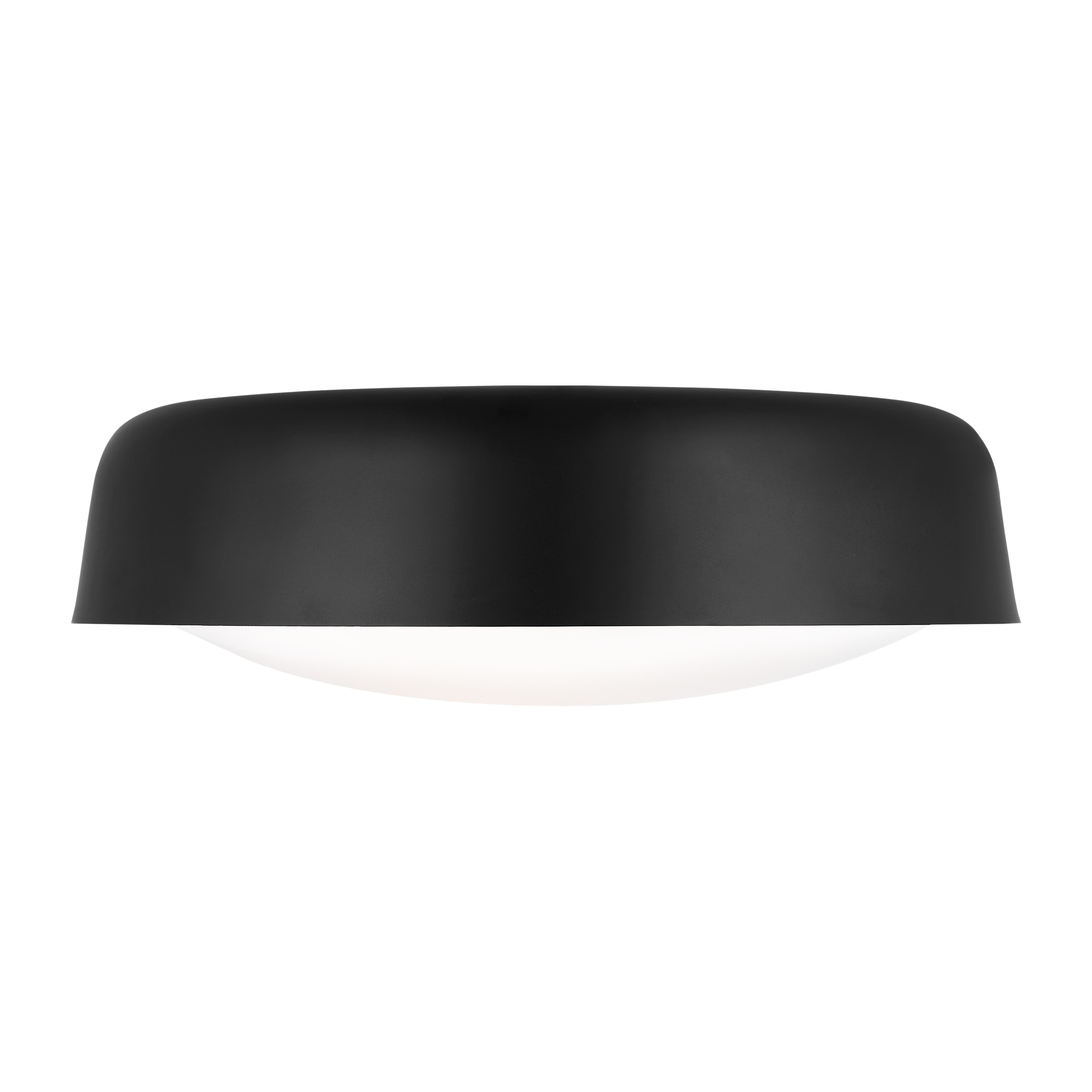 Draper Large Flush Mount Midnight Black