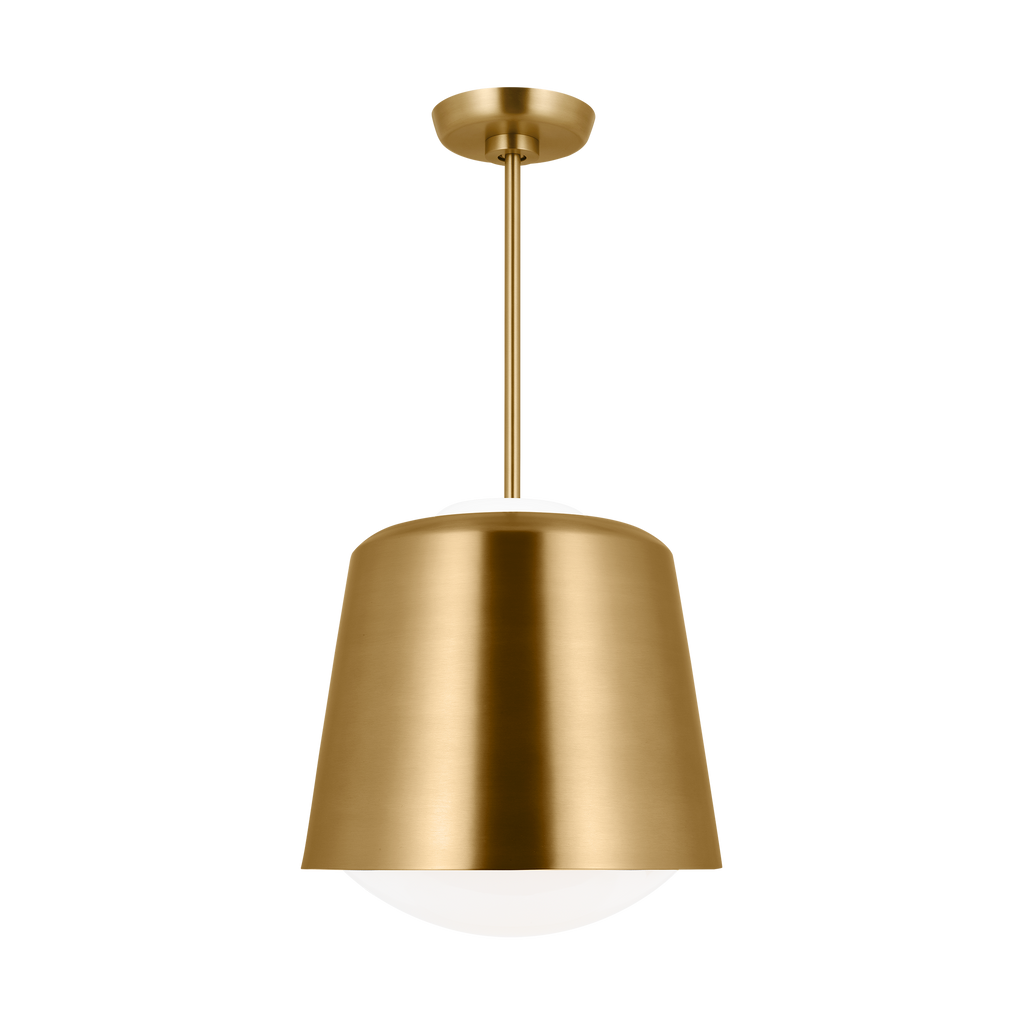 Draper Small Pendant Burnished Brass