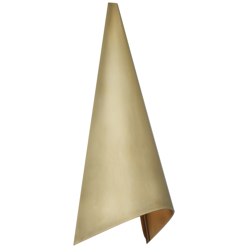 Piel 9" Indoor/Outdoor Wall Wash | Antique-Burnished Brass