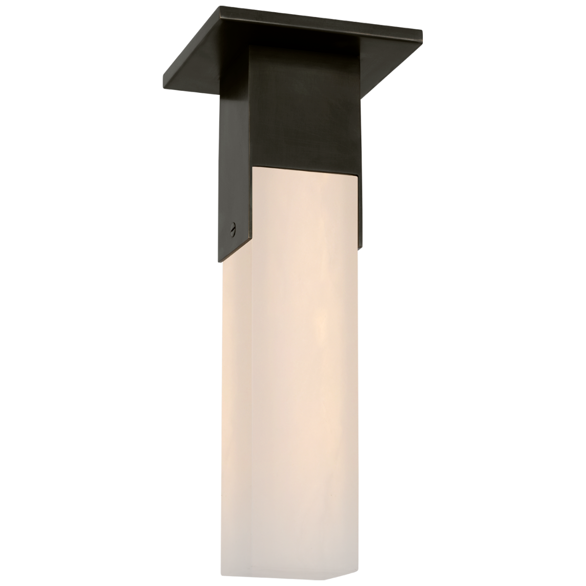 Covet Monopoint Flush Mount | Bronze | Alabaster