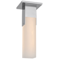 Covet Monopoint Flush Mount | Polished Nickel | Alabaster