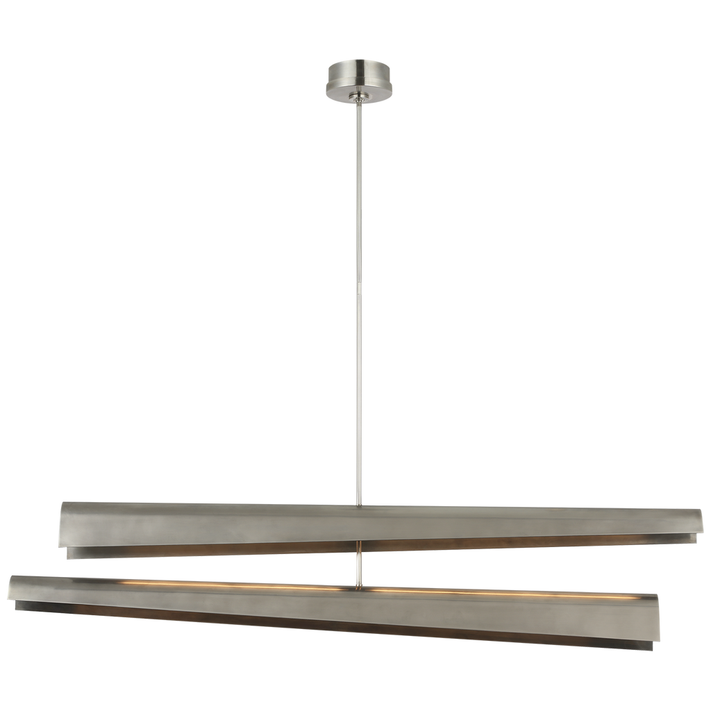 Piel 52" Multi-Positional Chandelier | Pewter
