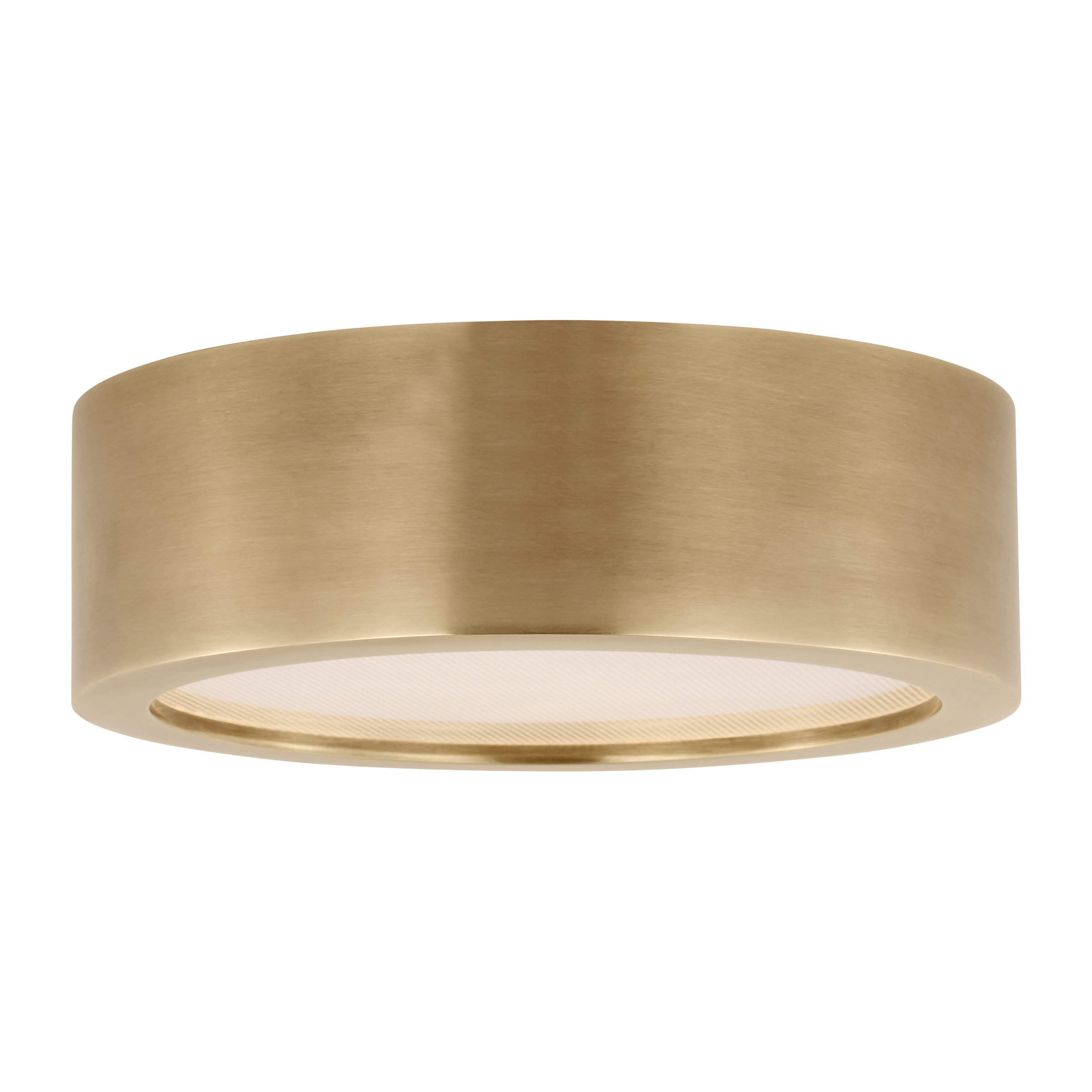 Cerne Mini Flush | Natural Brass