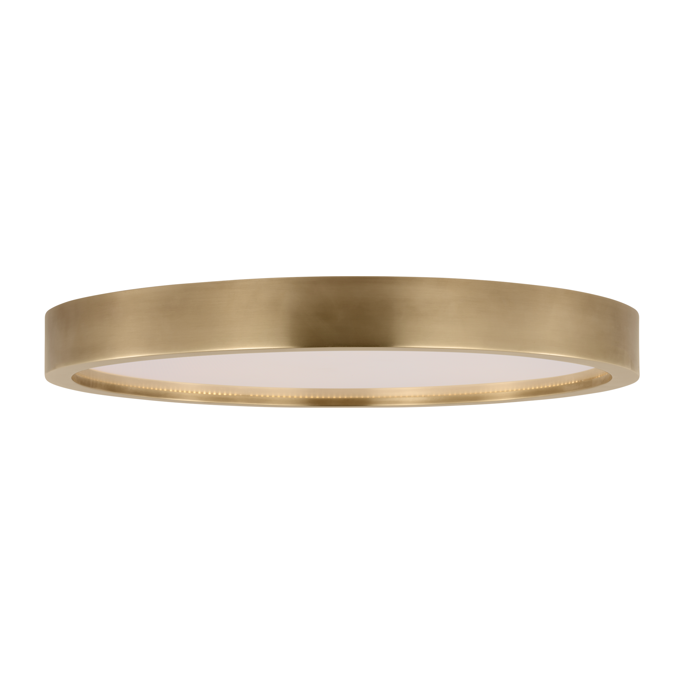 Cerne Large Flush Natural Brass 2700K 90 CRI