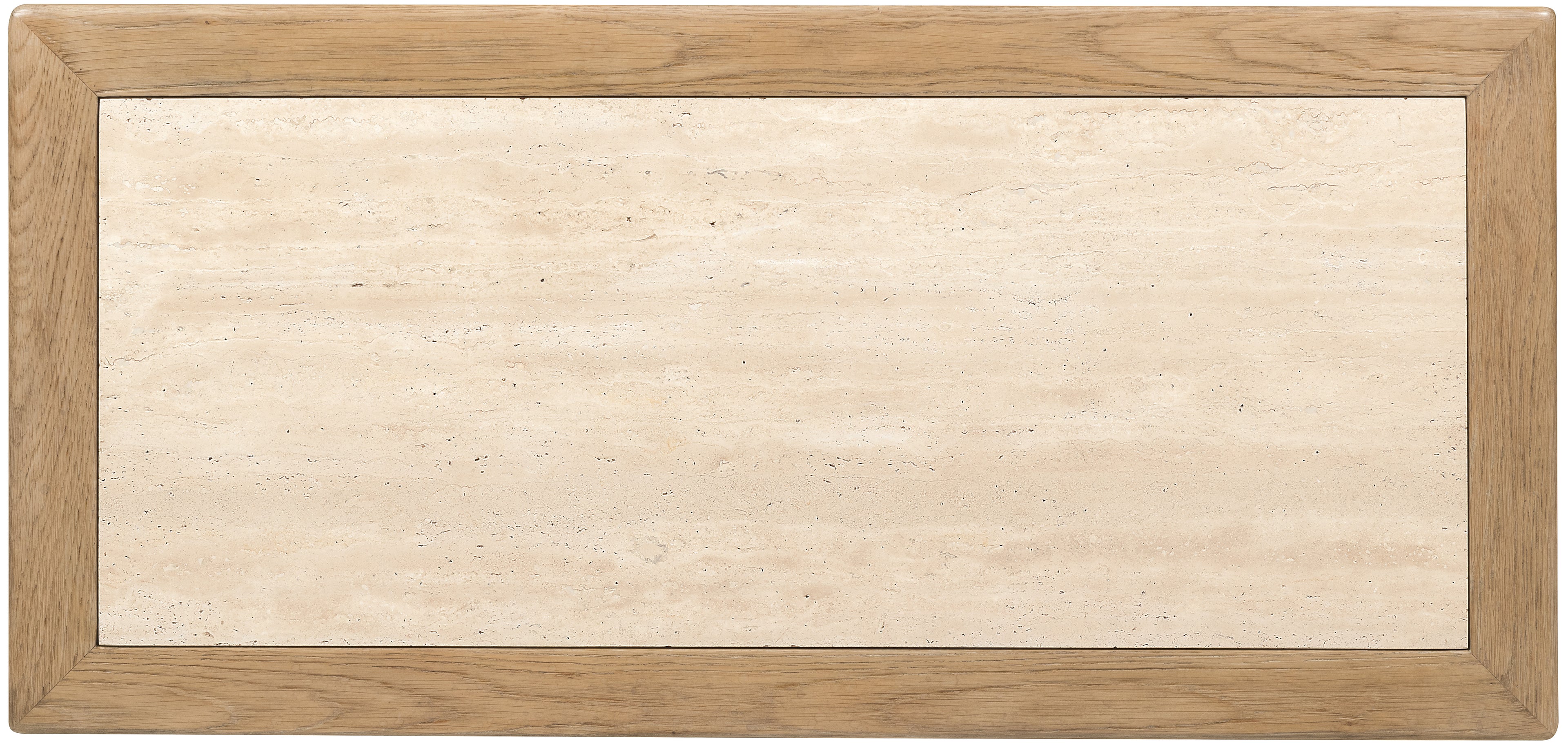 Driftwood One-Drawer Nightstand with Stone | Light Wood