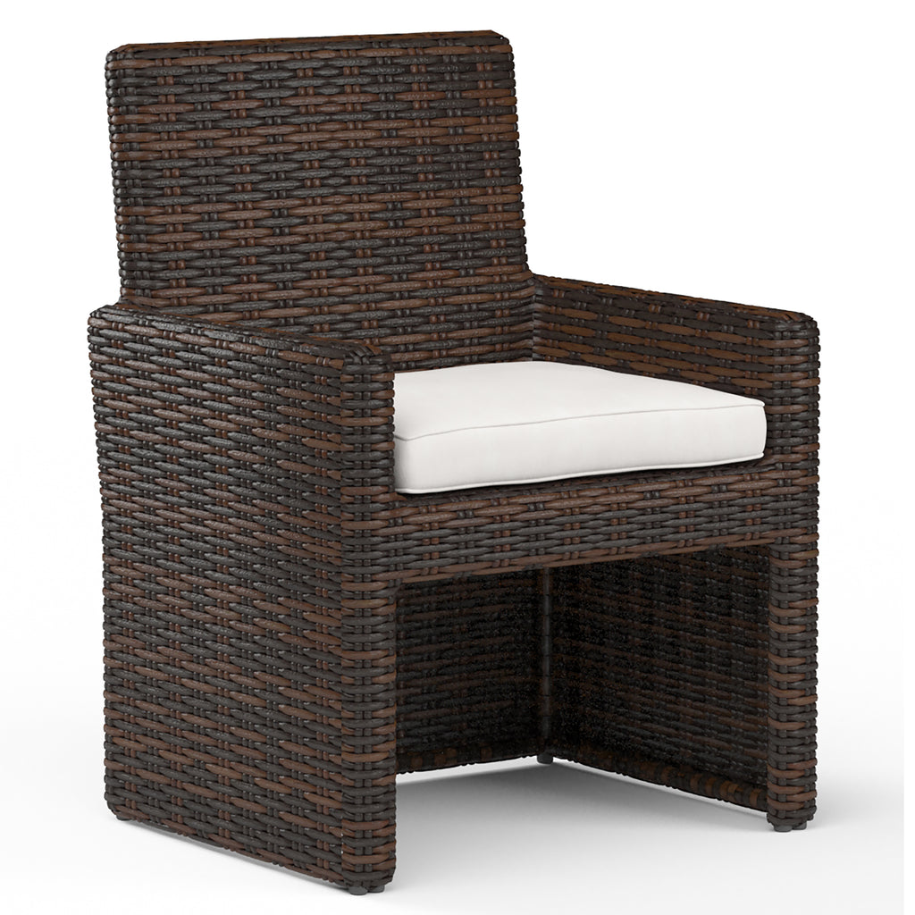 Montecito Dining Chair in Canvas Flax w/ Self Welt