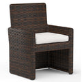 Montecito Dining Chair in Canvas Flax w/ Self Welt