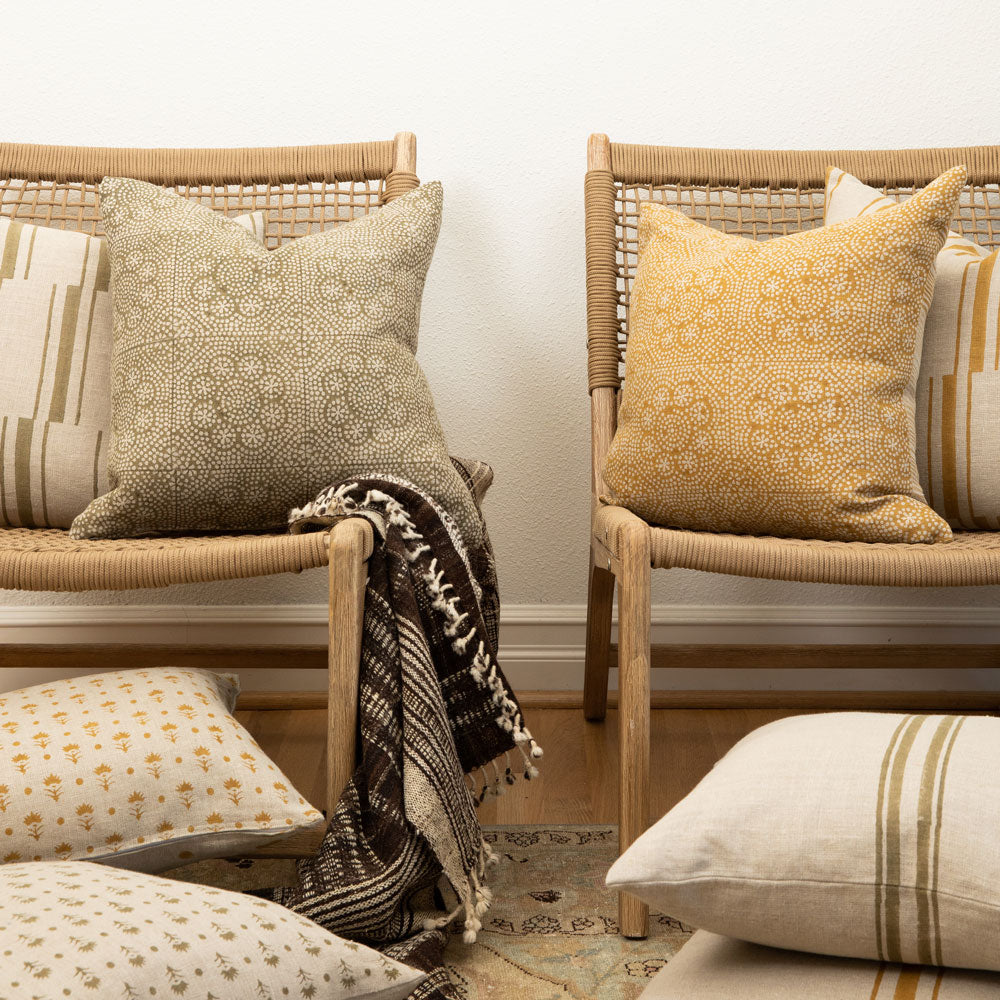 Wisteria Pistachio Pillow