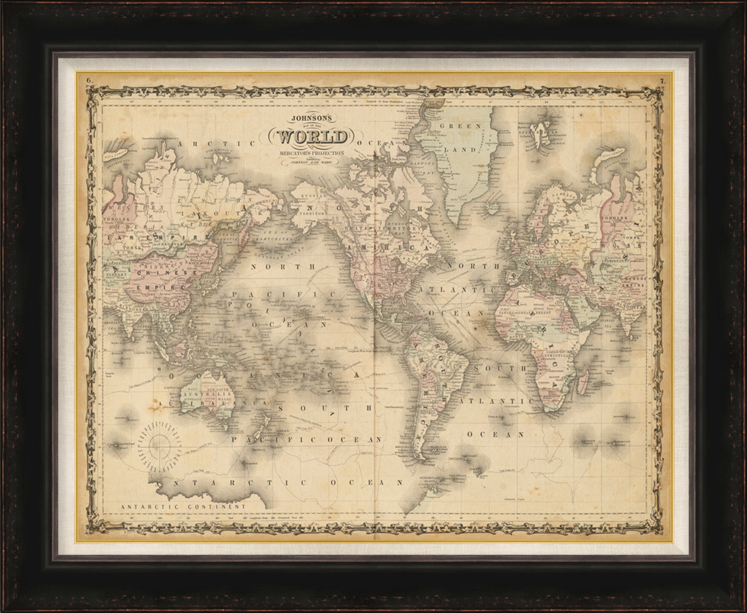 Surya Wall Decor Framed Art | LJ4027
