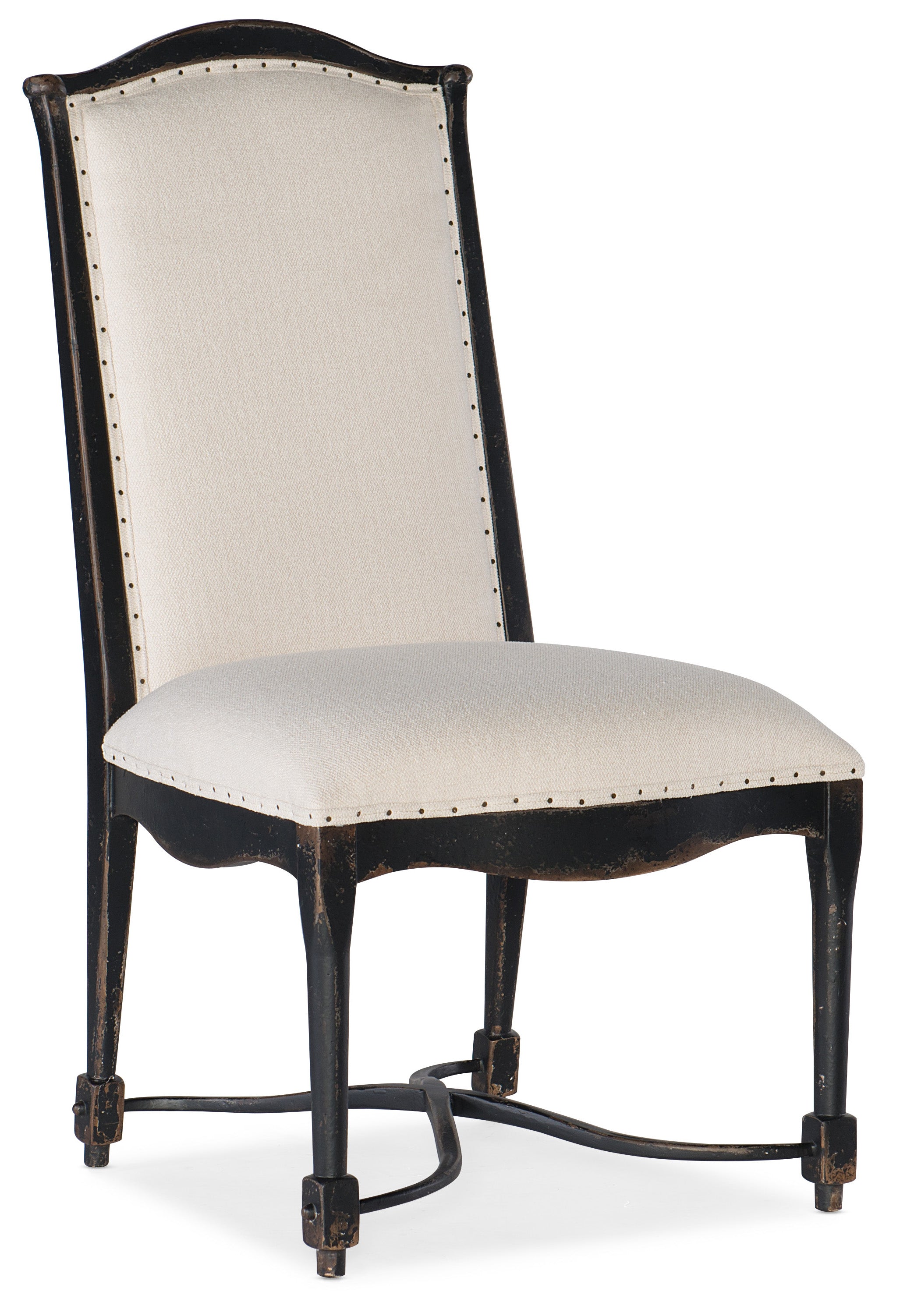 Ciao Bella Upholstered Back Side Chair | Beige