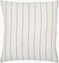 Linen Stripe Buttoned Accent Pillow | LNB001