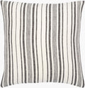 Linen Stripe Buttoned Accent Pillow | LNB002