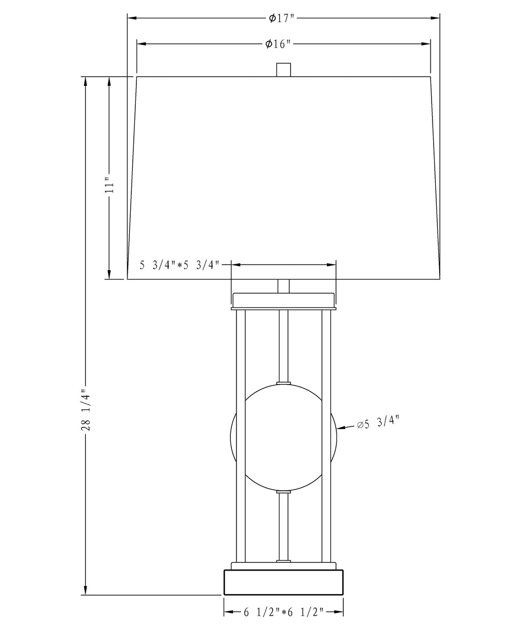 Locust Table Lamp