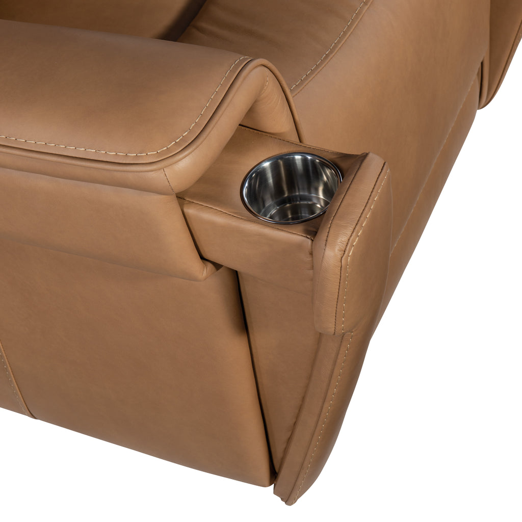 Lyra Zero Gravity Power Recliner with Power Headrest and Lumbar | Light Brown