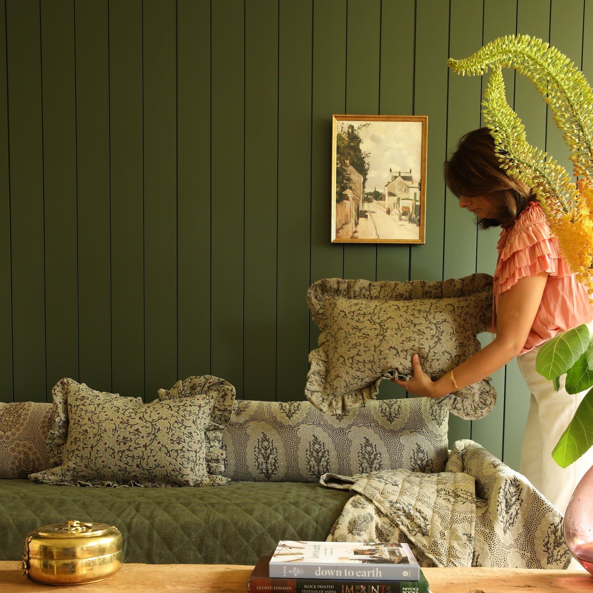Izna Ruby Pillow