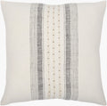 Linen Stripe Embellished Accent Pillow | LSP001