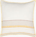 Linen Stripe Embellished Accent Pillow | LSP002