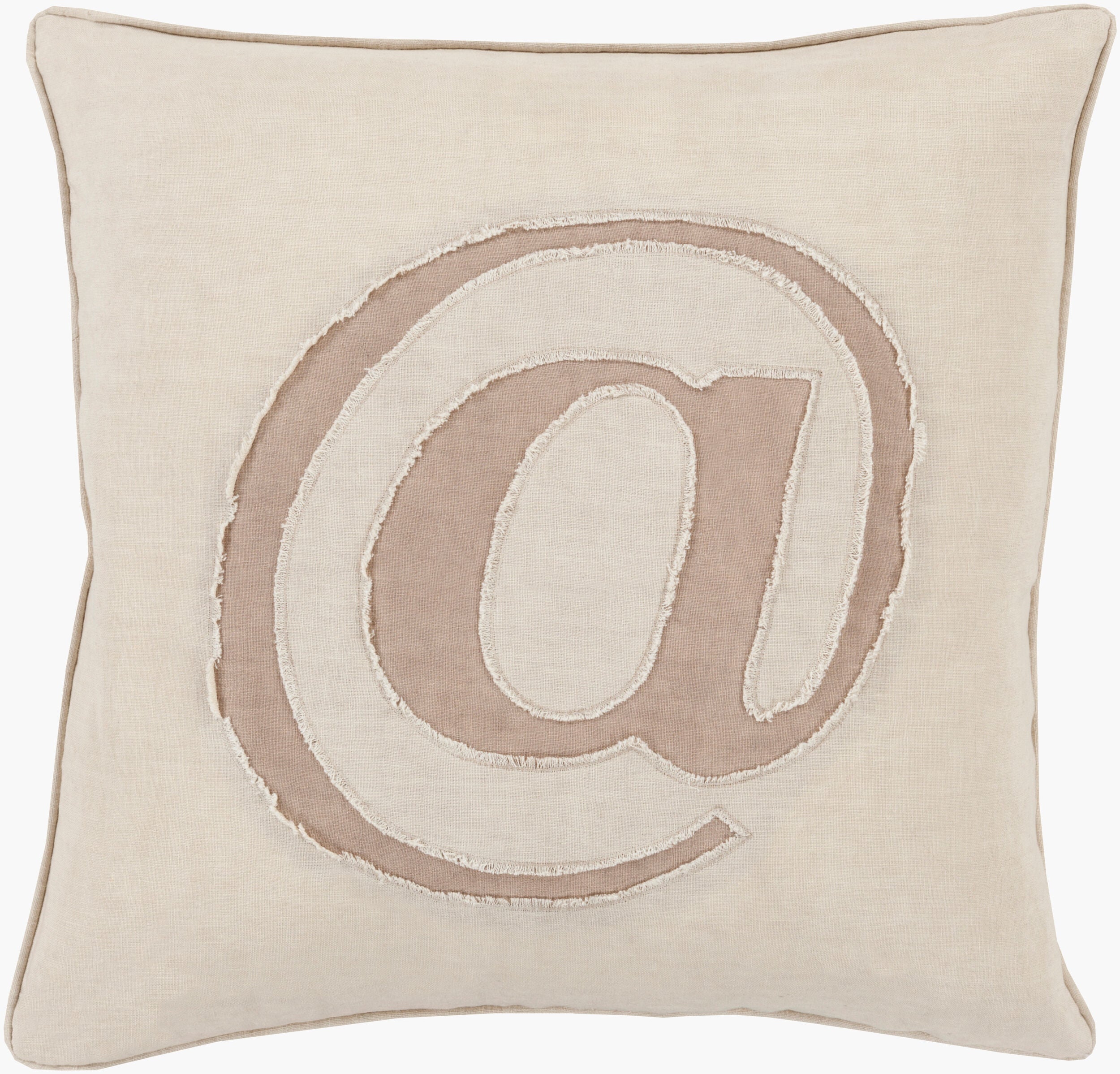Linen Text Accent Pillow | LX001