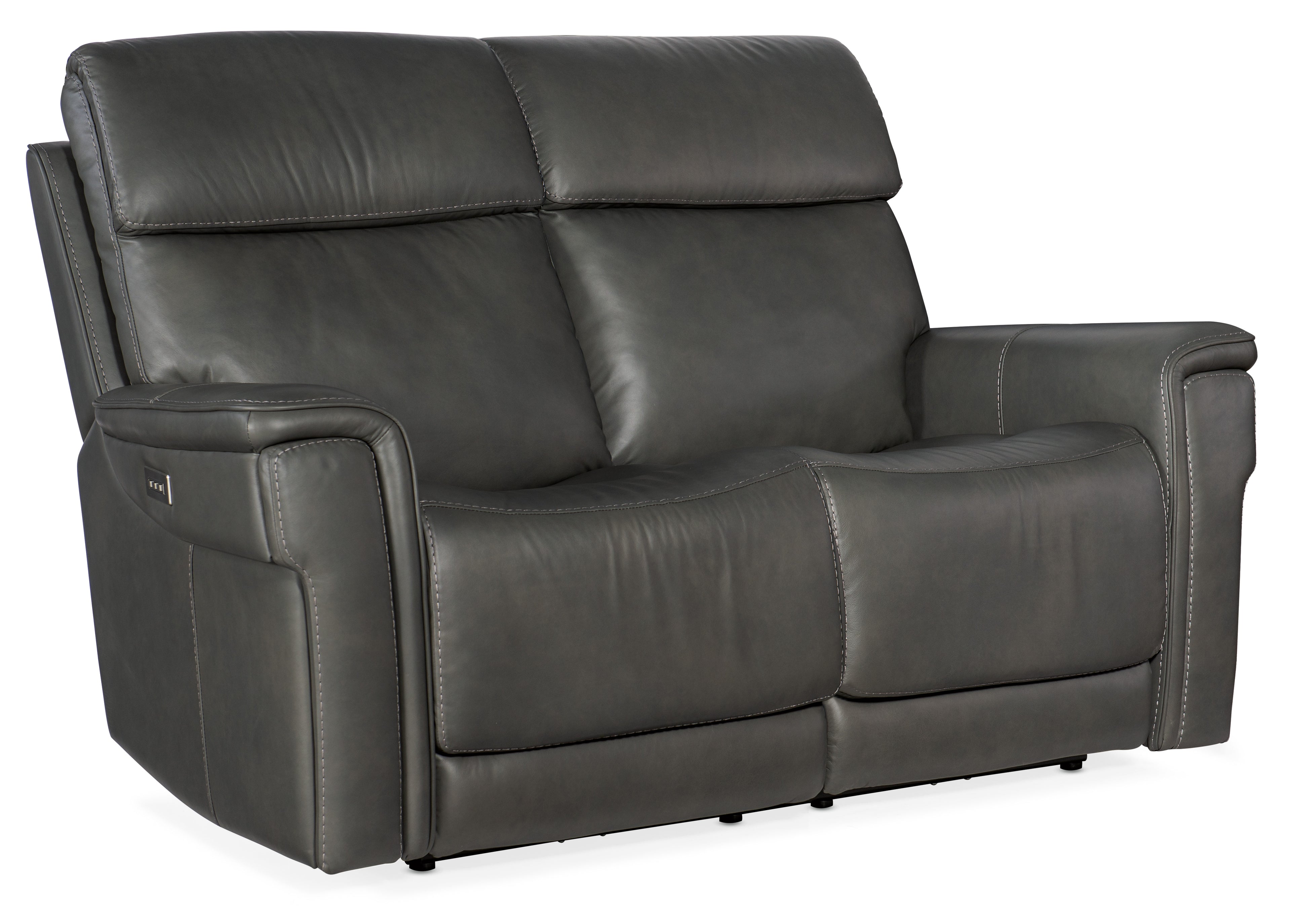 Lyra Zero Gravity Power Loveseat with Power Headrest and Lumbar | Grey