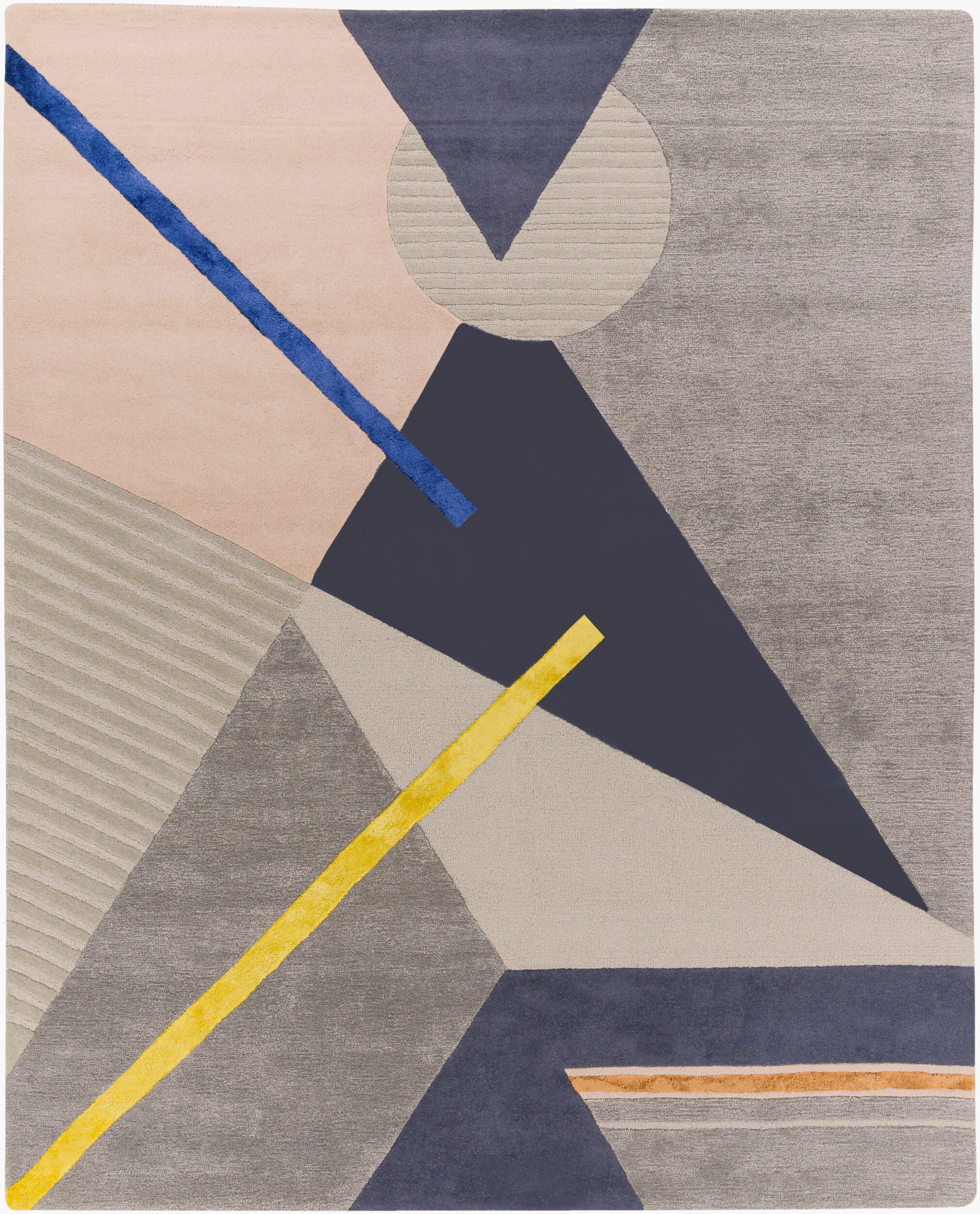 Mid Century Rug | Light Slate | MCY2300