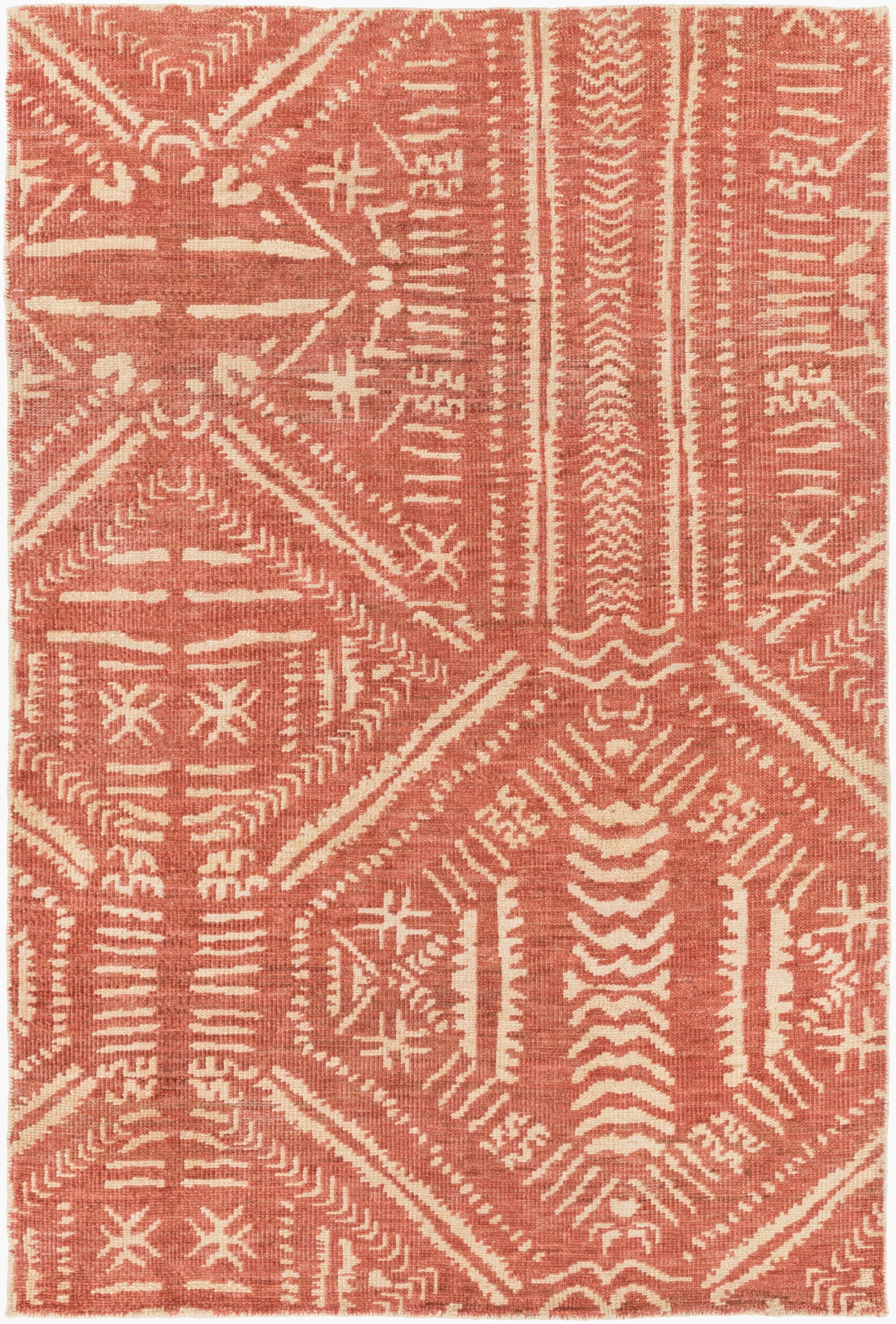 Mandela Rug | Rust | MDA1000