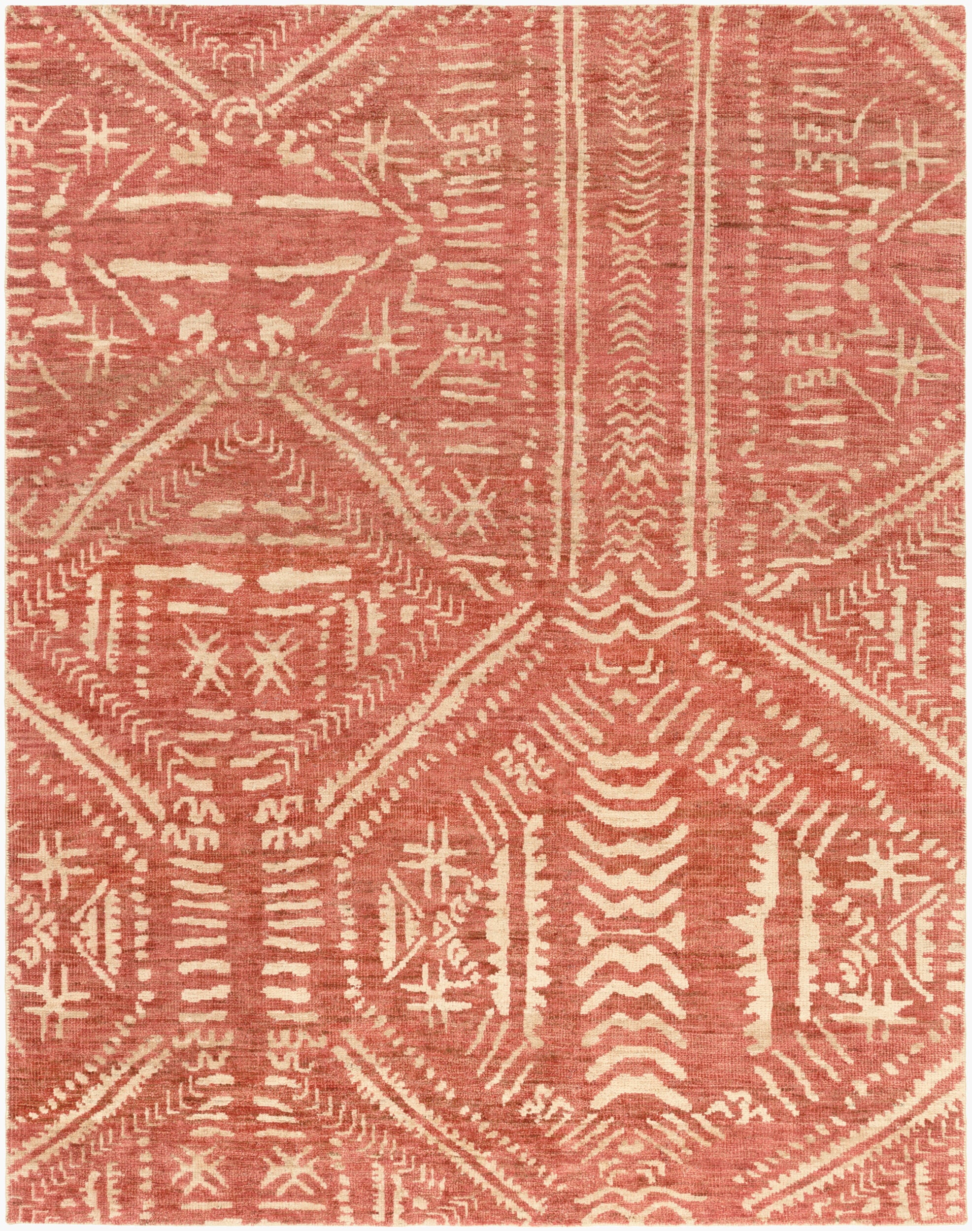 Mandela Rug | Rust | MDA1000