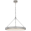Matthew 30" Chandelier | Polished Nickel | Alabaster