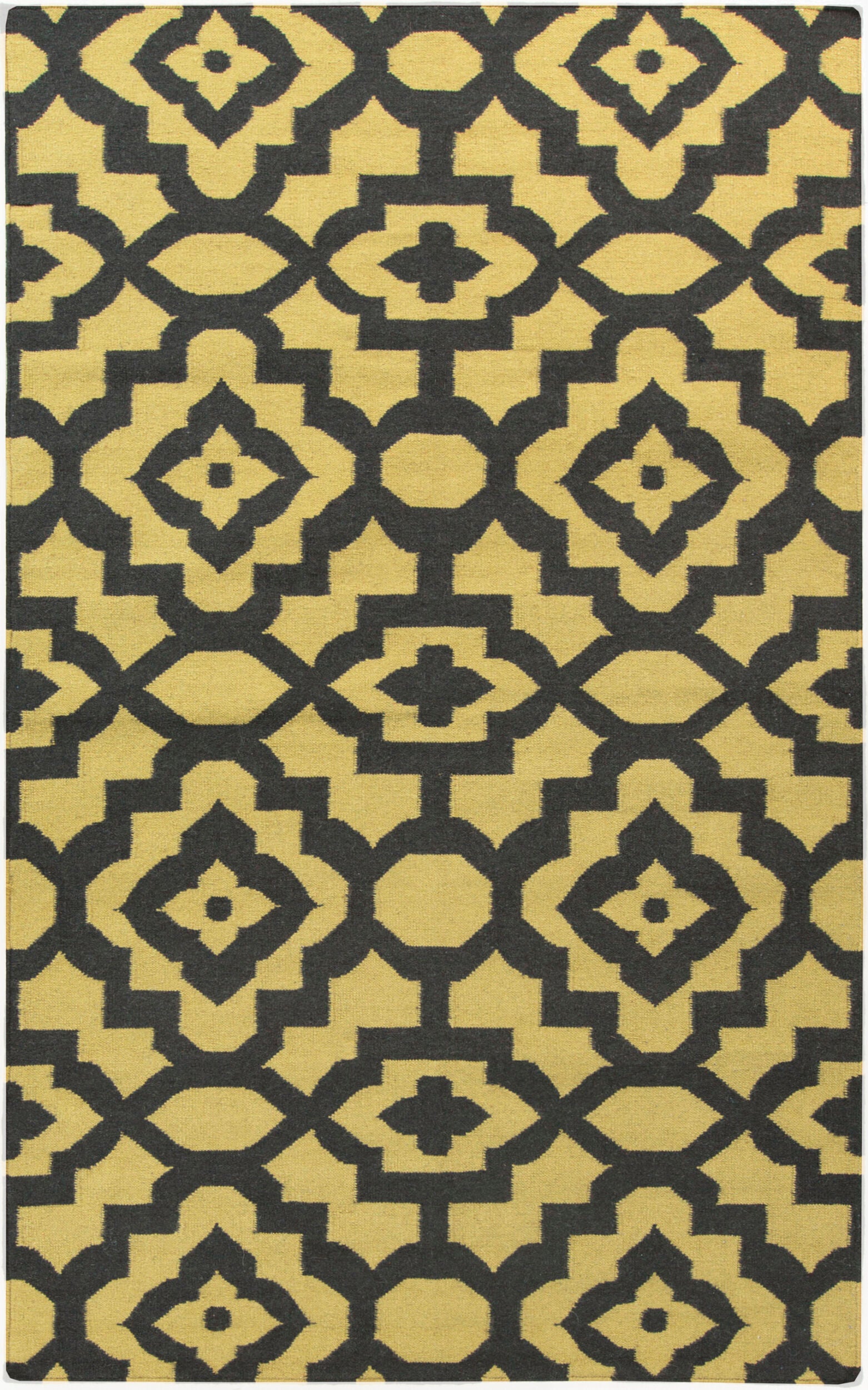 Market Place Rug | Black | MKP1017