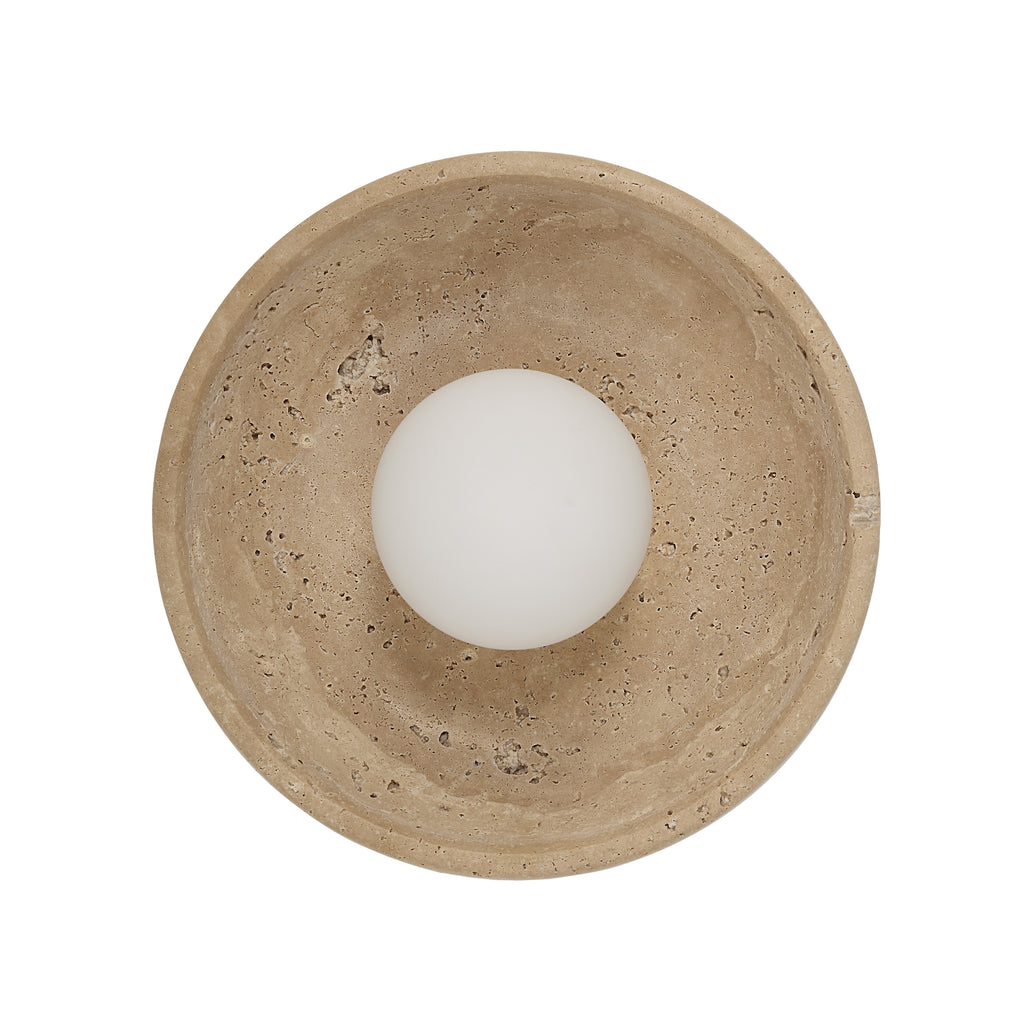 Myrtos Sconce | Travertine