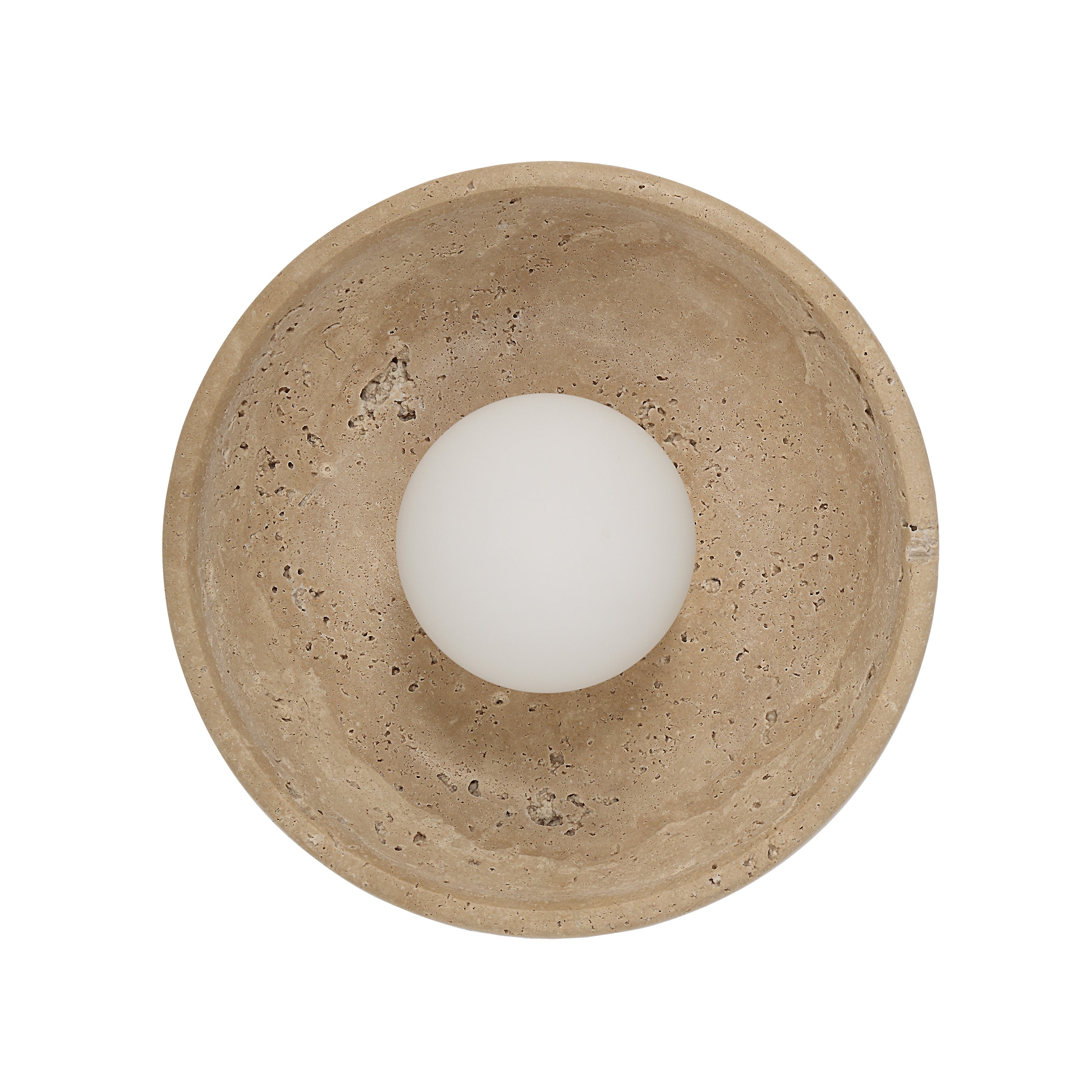 Myrtos Sconce | Travertine