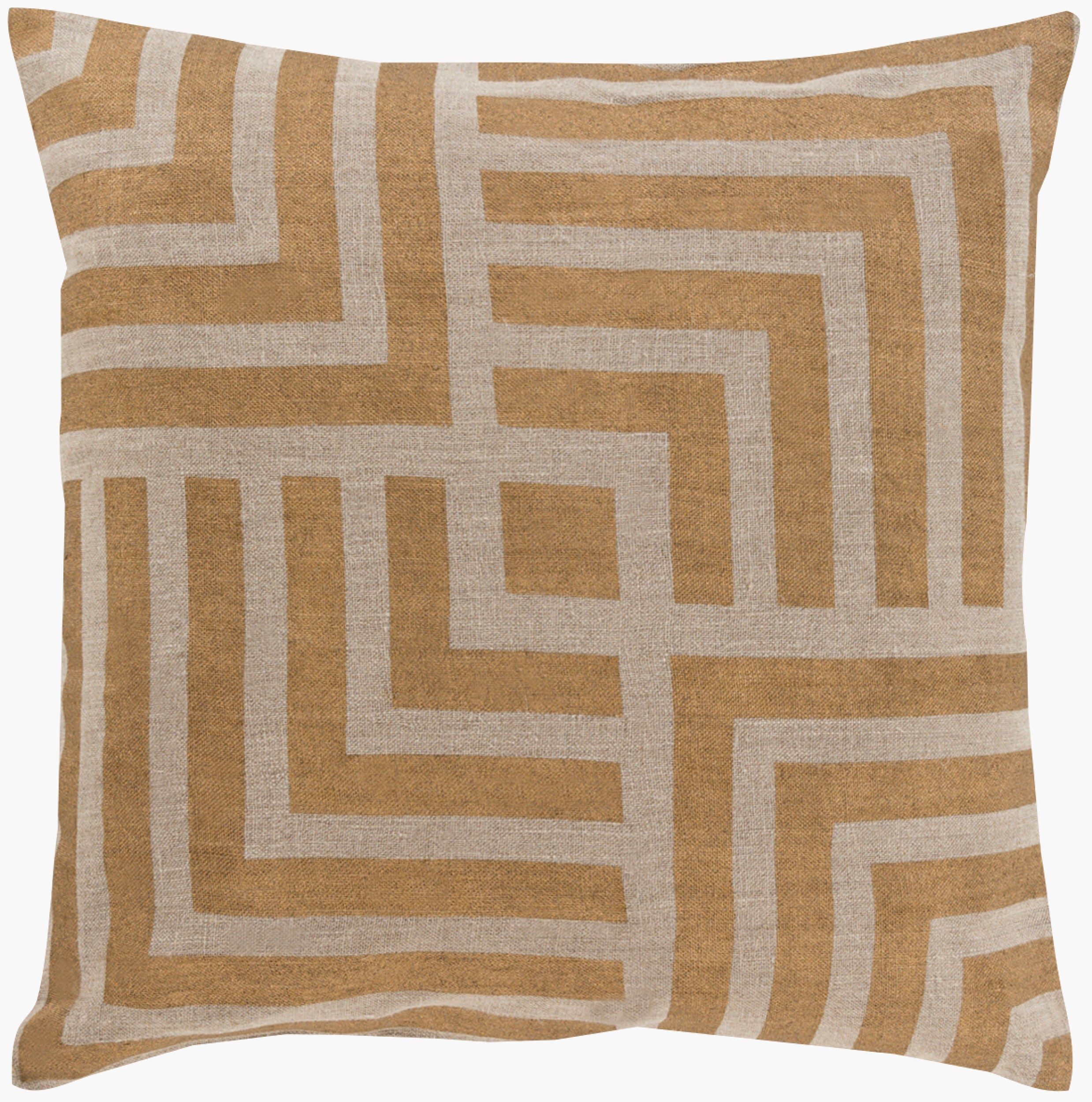 Metallic Stamped Accent Pillow | MS006