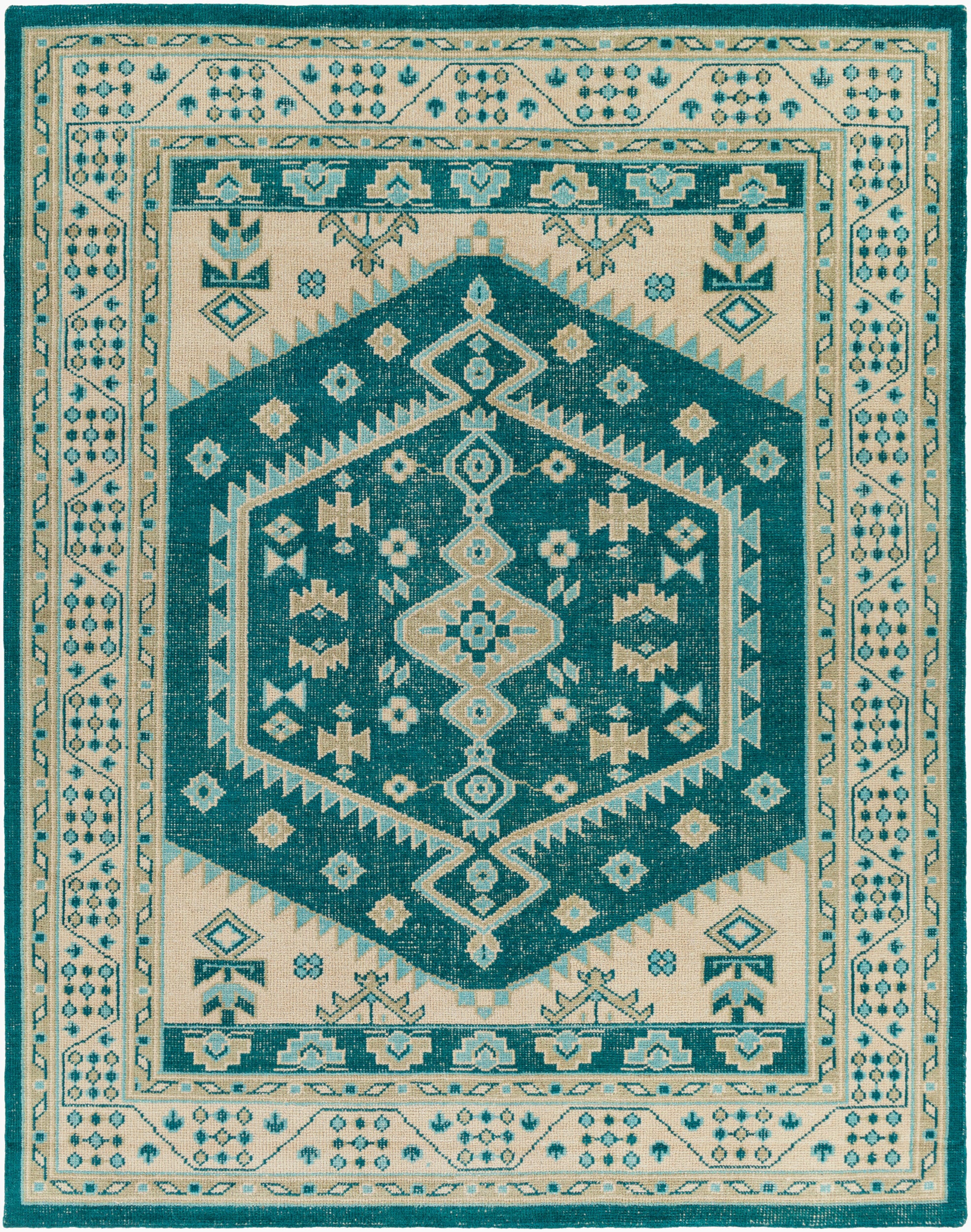Milas Rug | Teal | MSL2301