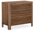 Eleana Three Drawer Nightstand | Light Caramel