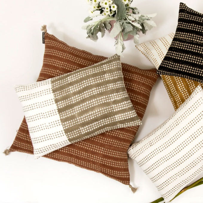 Nepsa Gray Band Pillow
