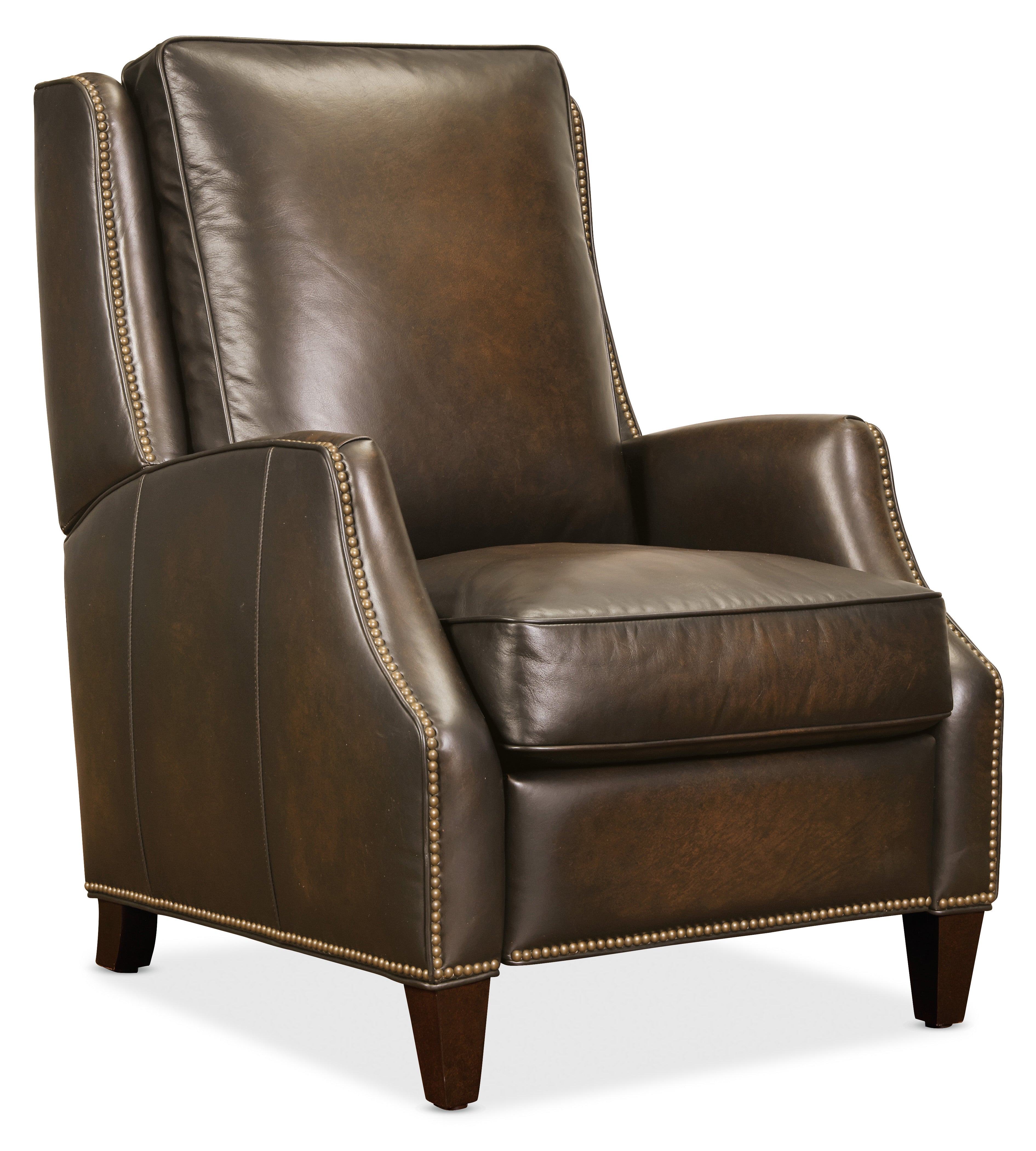 Kerley Manual Push Back Recliner | Brown