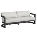Malibu Sofa in Cast Silver, No Welt