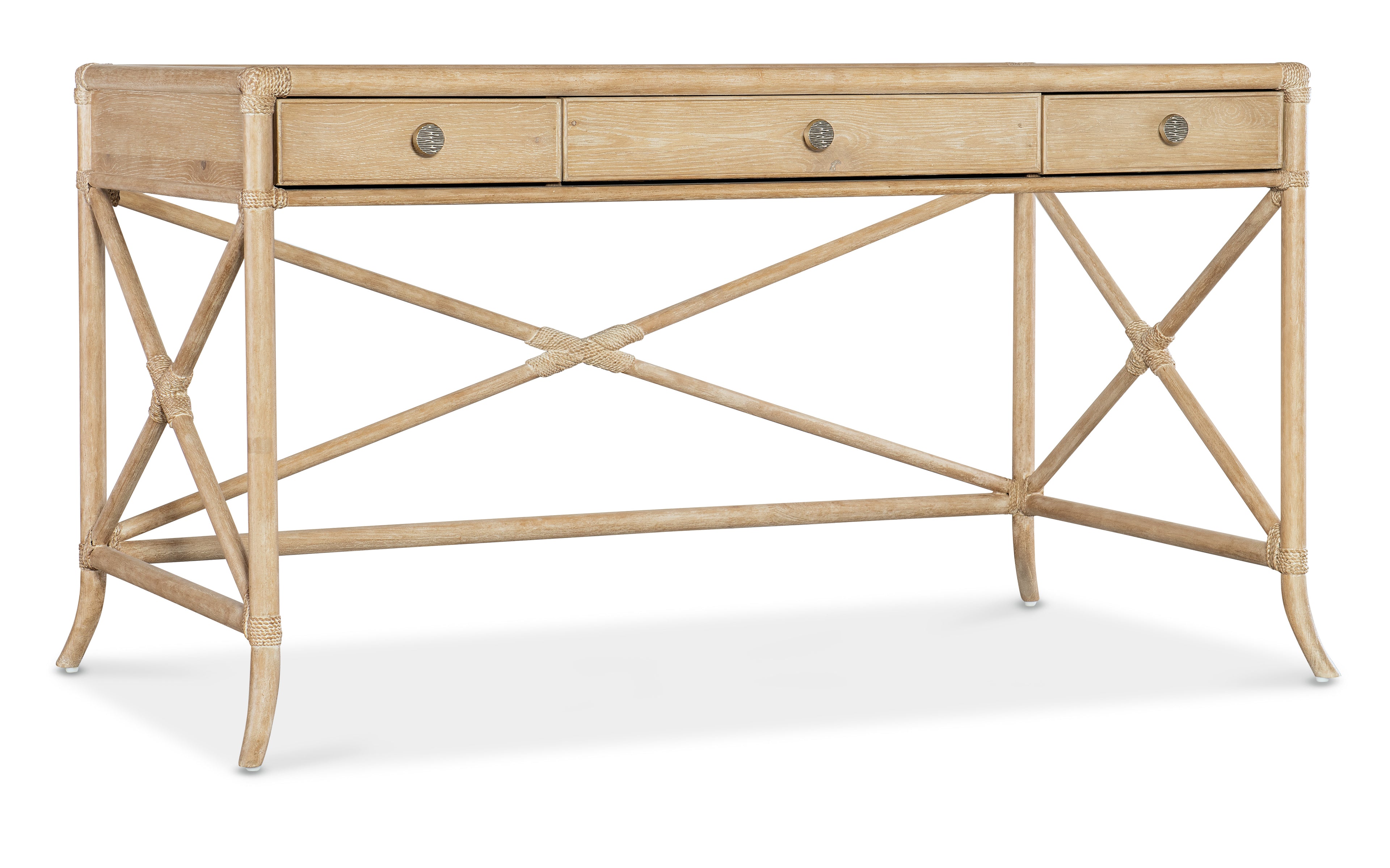 Retreat Pole Rattan Writing Desk | Dune