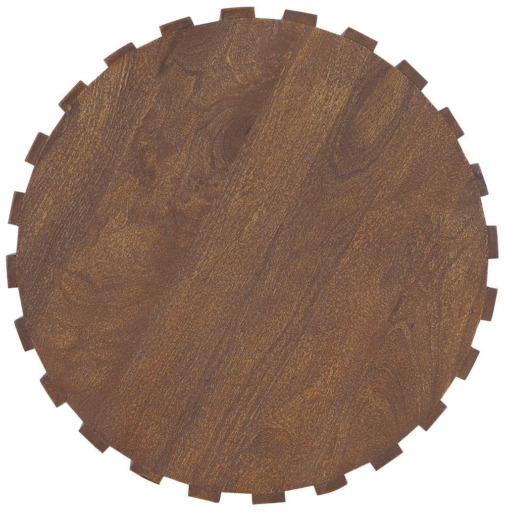 Commerce and Market Gears Round End Table