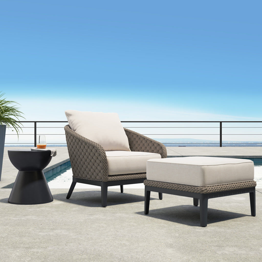 Marbella Club Chair in Echo Ash w/ Self Welt