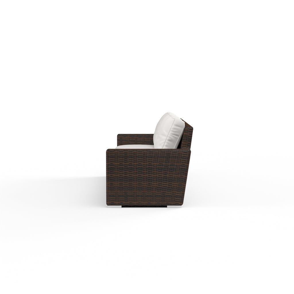 Montecito Sofa in Canvas Flax w/ Self Welt