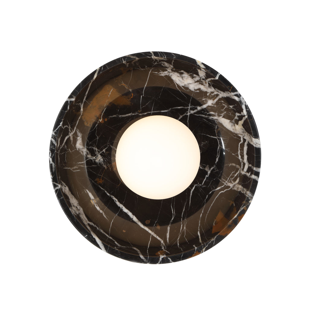 Myrtos Sconce | Black Marble