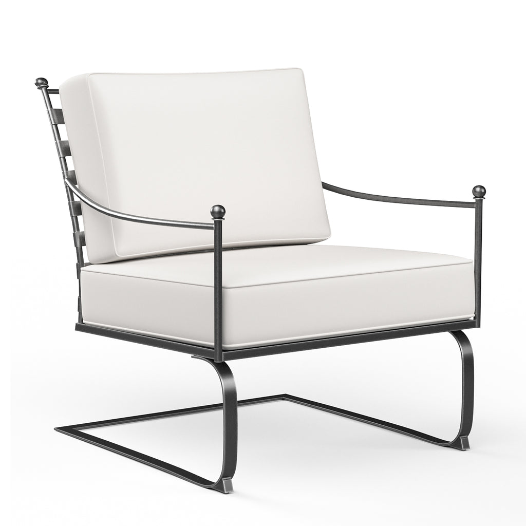 Provence Club Rocker in Canvas White w/ Self Welt