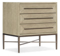 Cascade Three-Drawer Nightstand | Serene Soft