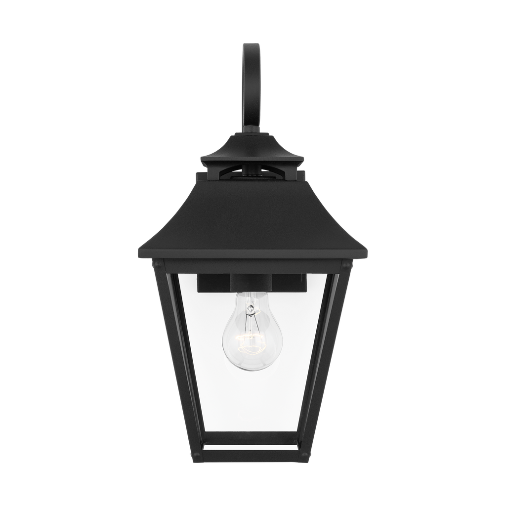 Galena Small Lantern Textured Black